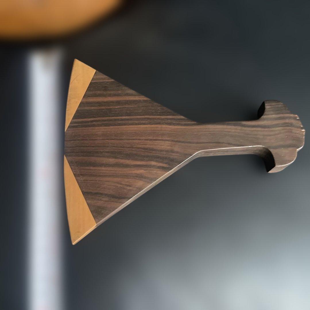 【希少】 筑前琵琶 四弦五柱 撥付 高級 レトロ 和楽器　名あり初代橘旭翁認定