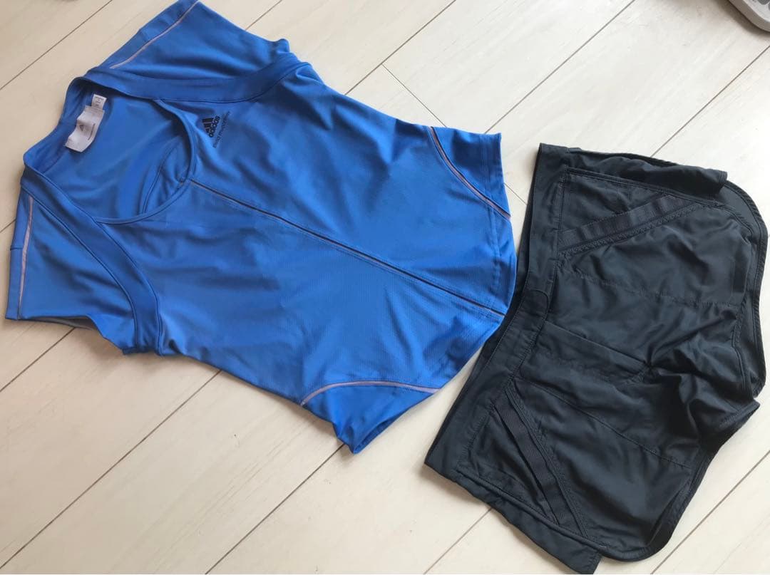 adidas byステラマッカートニー＊上下セットアップS