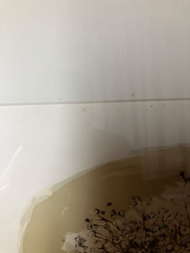 リトグラフ 芝田米三 四季の譜 日本芸術院 額付絵画 額約56x71cm