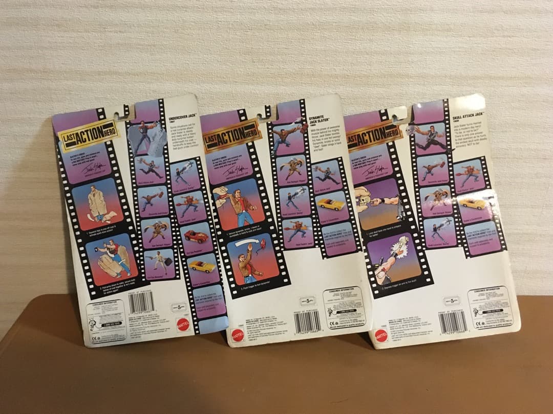 TOY 未開封 1993 ラストアクションヒーロー フィギュア ３体セット