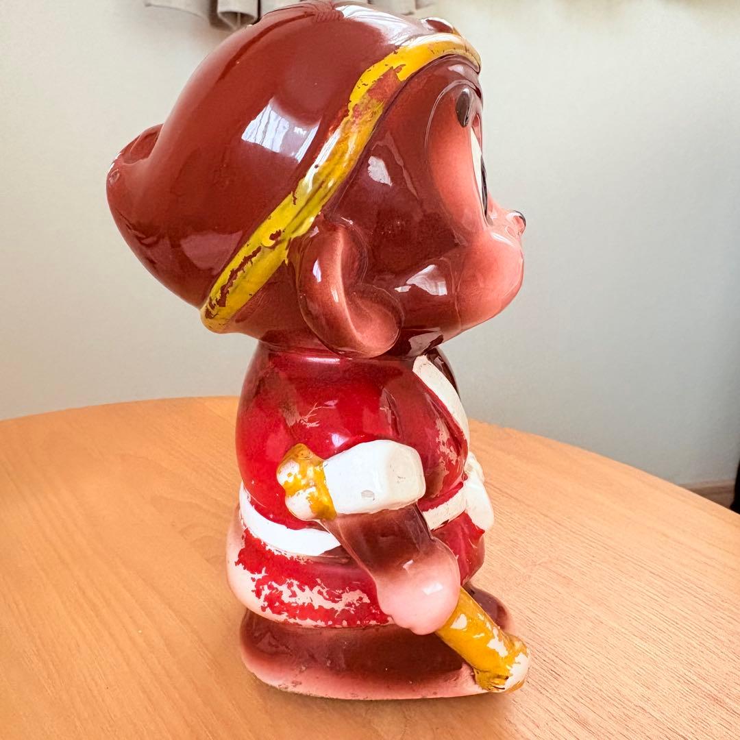 当時物 悟空の大冒険？ 陶器　貯金箱 詳細不明