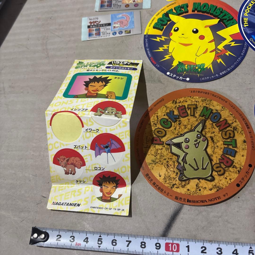 激レア 当時物 ポケモンステッカー BIGステッカー Nintendo