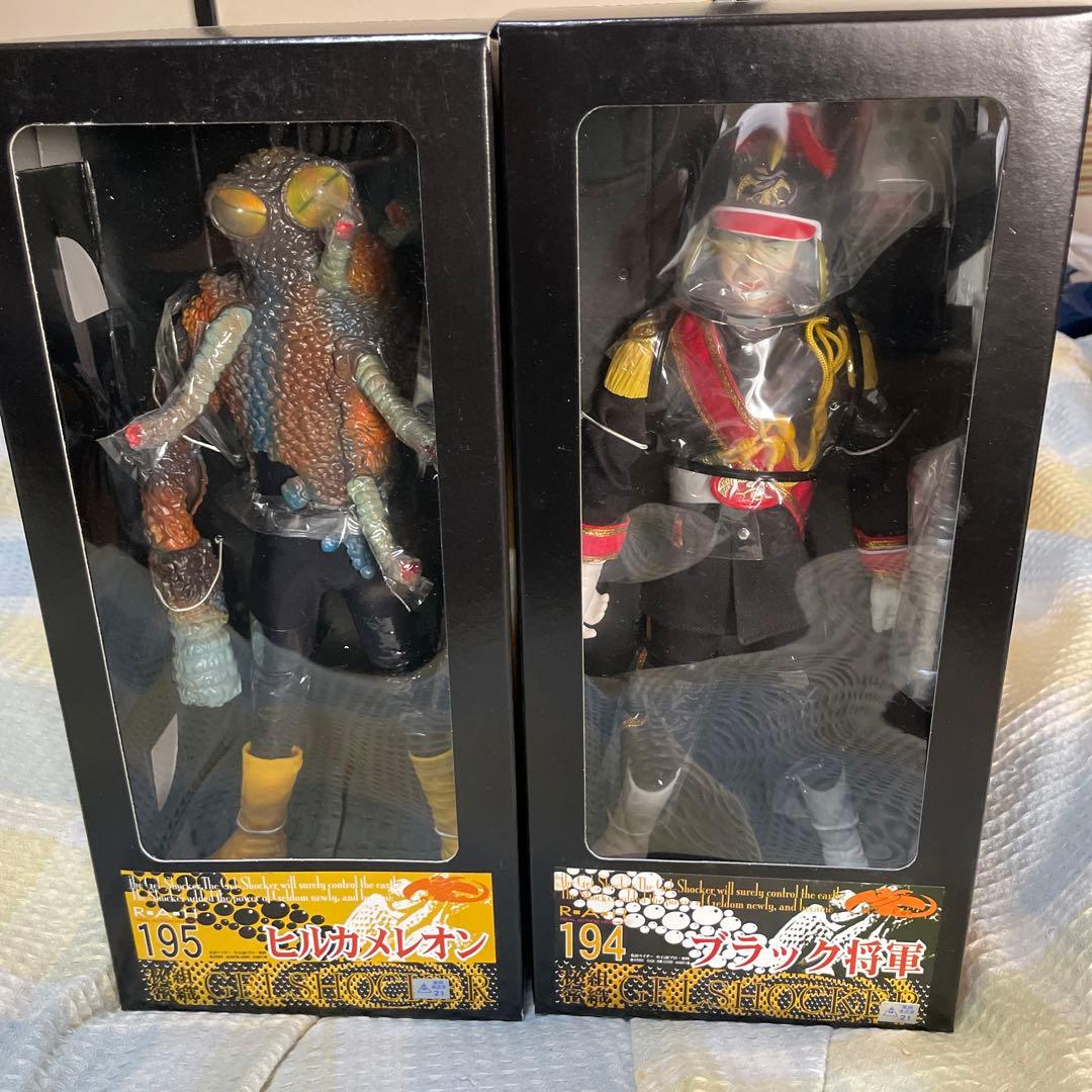 【新品同様】メディコムトイRAH194ブラック将軍/195ヒルカメレオン