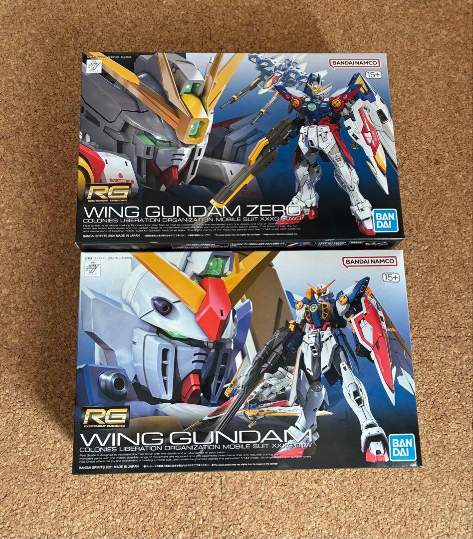 新品　RG 1/144 ウイングガンダムゼロ　RG 1/144 ウイングガンダム