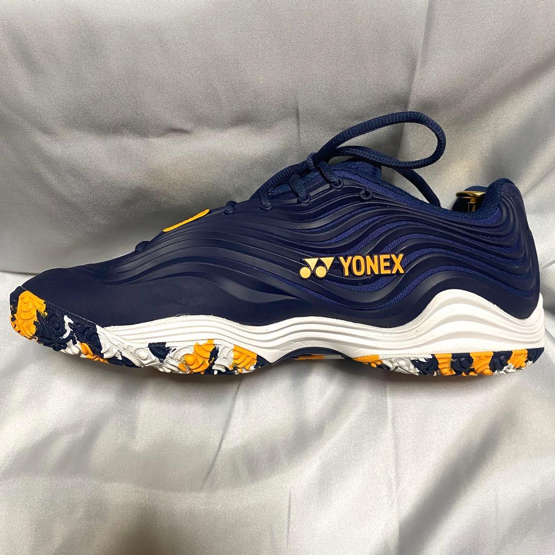 YONEX ヨネックス　27cm テニスシューズ フュージョンレブ5 ネイビー