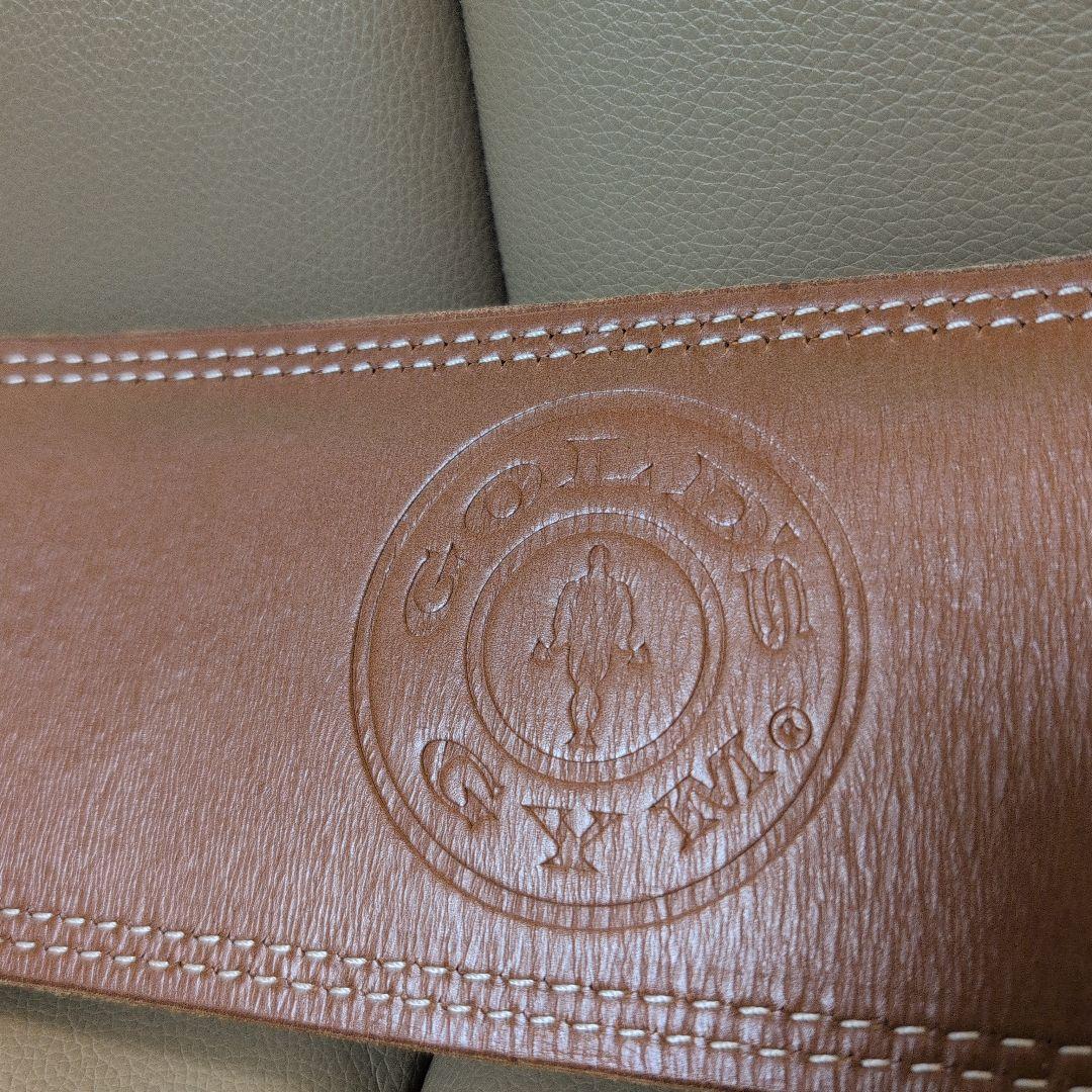 ゴールドジム　プロレザーベルト　Lサイズ