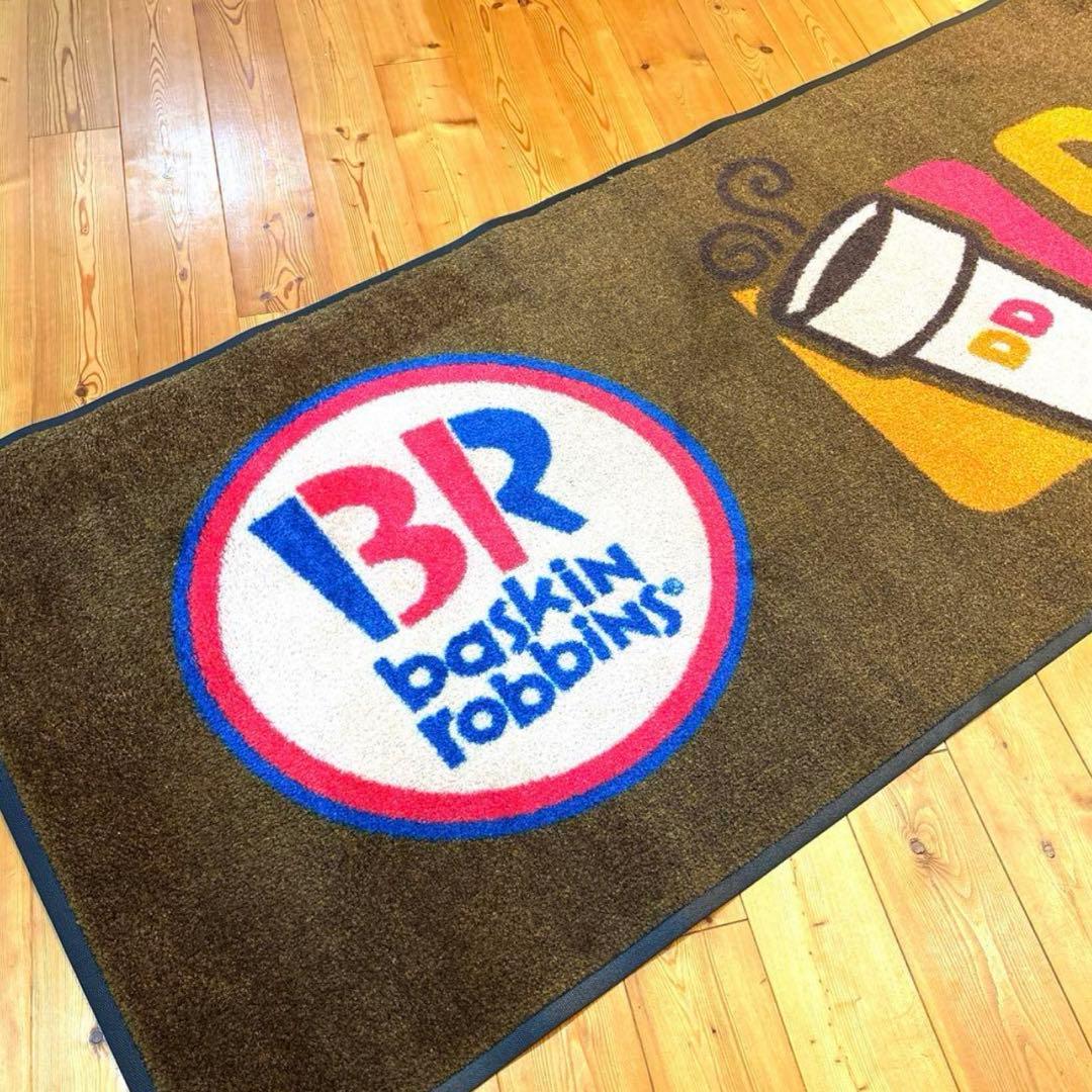 バスキンロビンス x ダンキンドーナツ　アドバタイジング　カーペット　看板