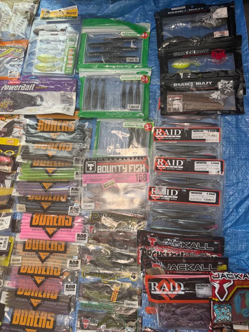 ワーム　超大量セット　バス　ソルト