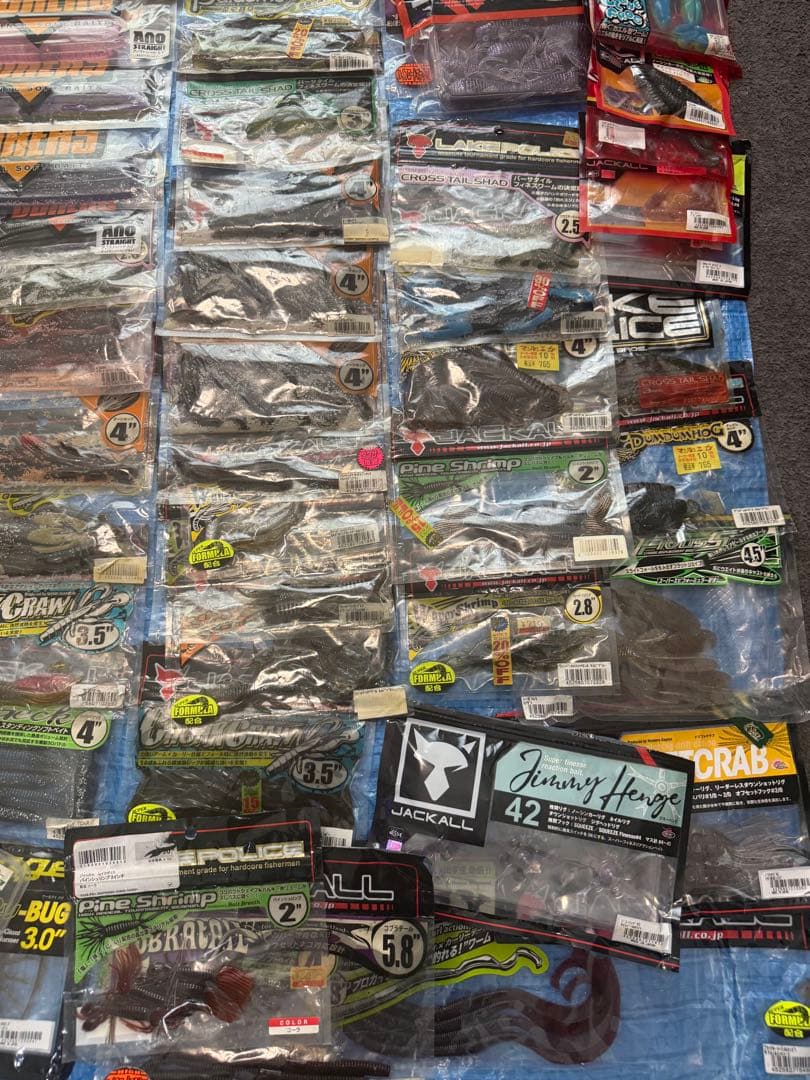 ワーム　超大量セット　バス　ソルト