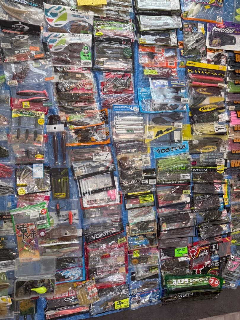 ワーム　超大量セット　バス　ソルト