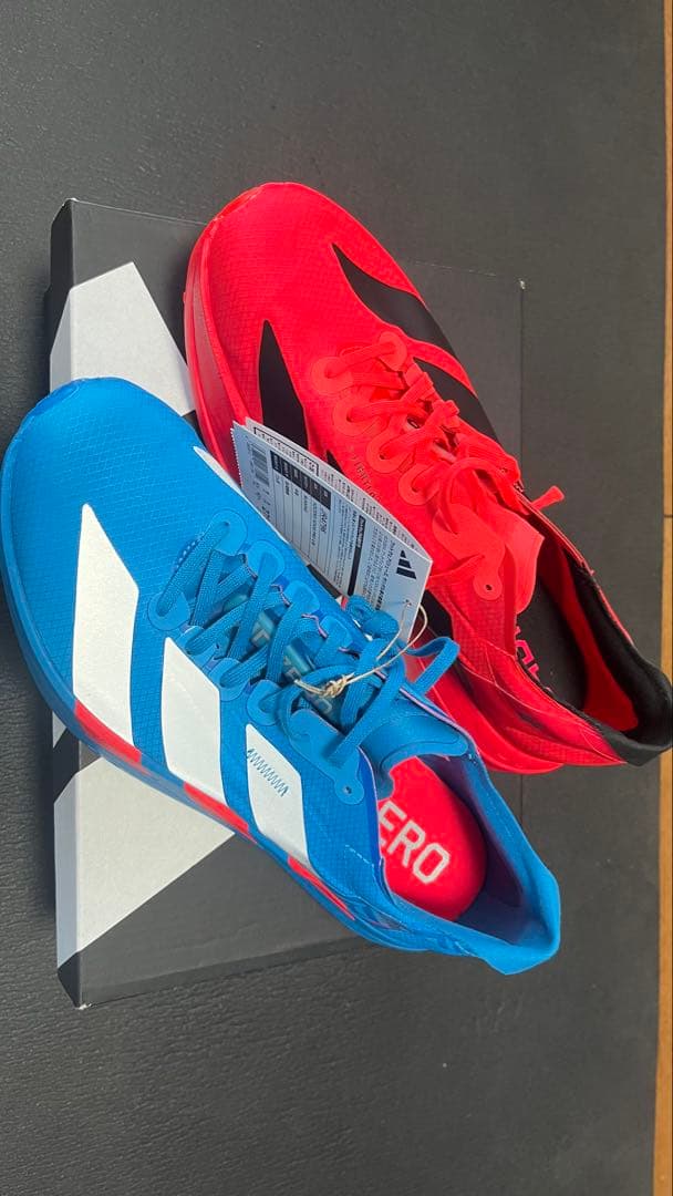 アディダス アディオスプロ4 adizero 青/赤