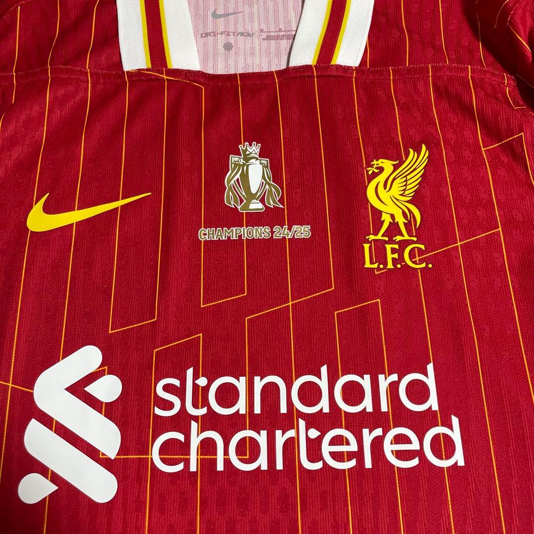新品 正規品 リバプール 24-25 遠藤 優勝パッチ付 オーセン ユニフォーム
