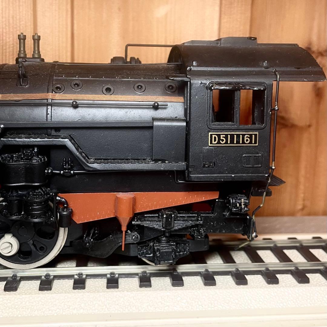 三井金属工芸製 蒸気機関車 D51 1161 鉄道模型 1/42縮尺 (箱入り)
