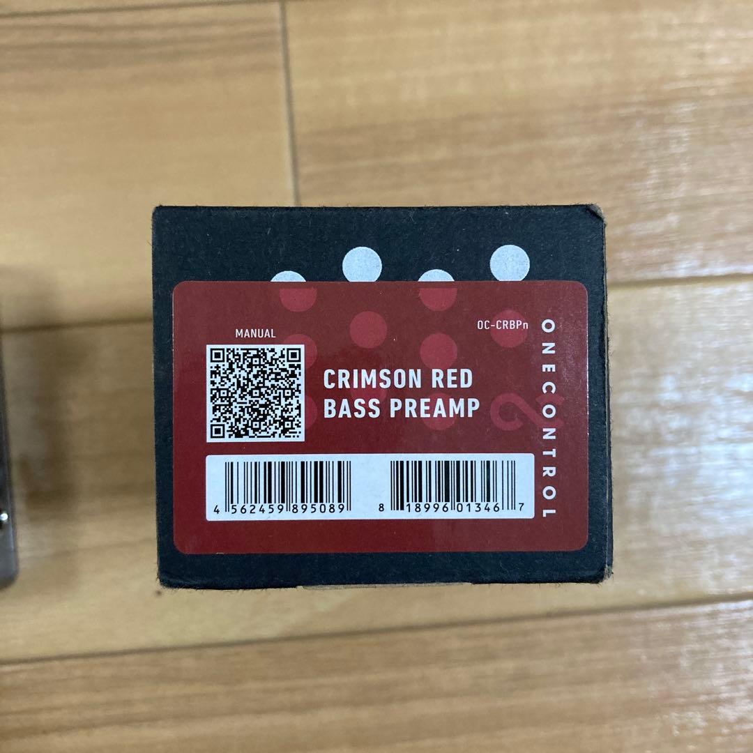 ギター ONE CONTROL CRIMSON RED BASS PREAMP