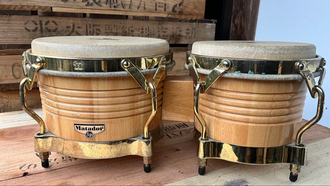 LP ボンゴ　matador ゴールドパーツ