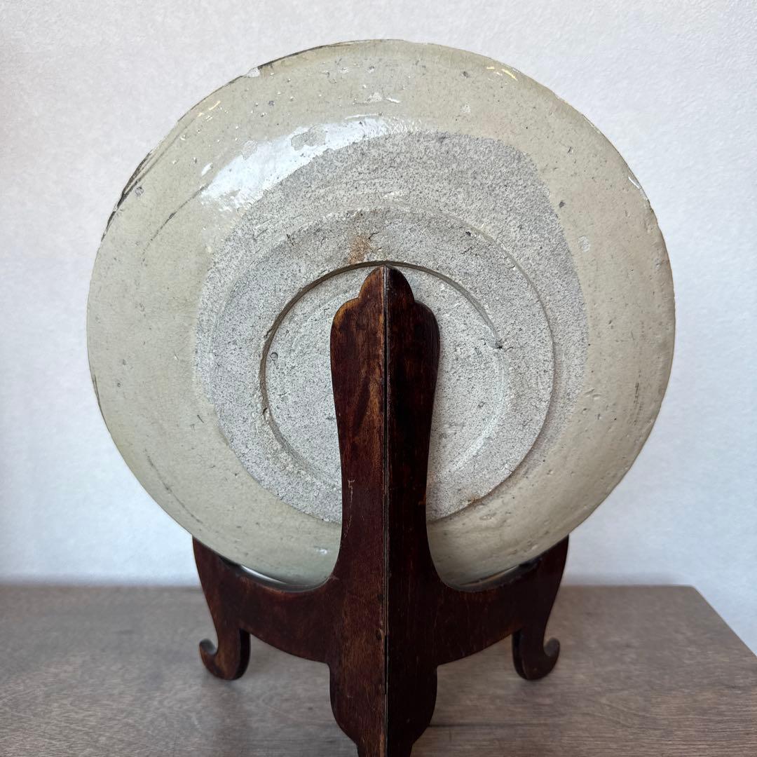 ゆがみが可愛い馬の目皿　古瀬戸　民藝