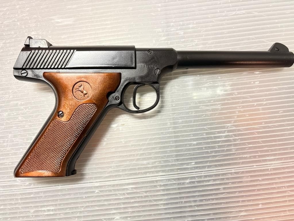 絶版品 クラウン 7mmつづみ弾 コルト ウッズマン ターゲットモデル 6インチ