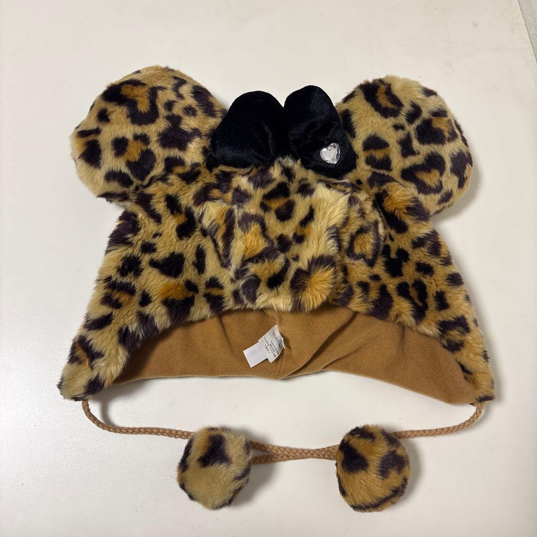 ディズニーヒョウ柄ファンキャップ2点セット
