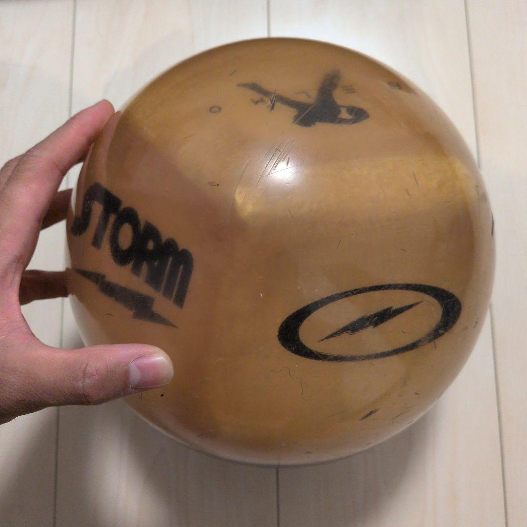 ボウリングボール クリアベルモ ゴールド 15ポンド