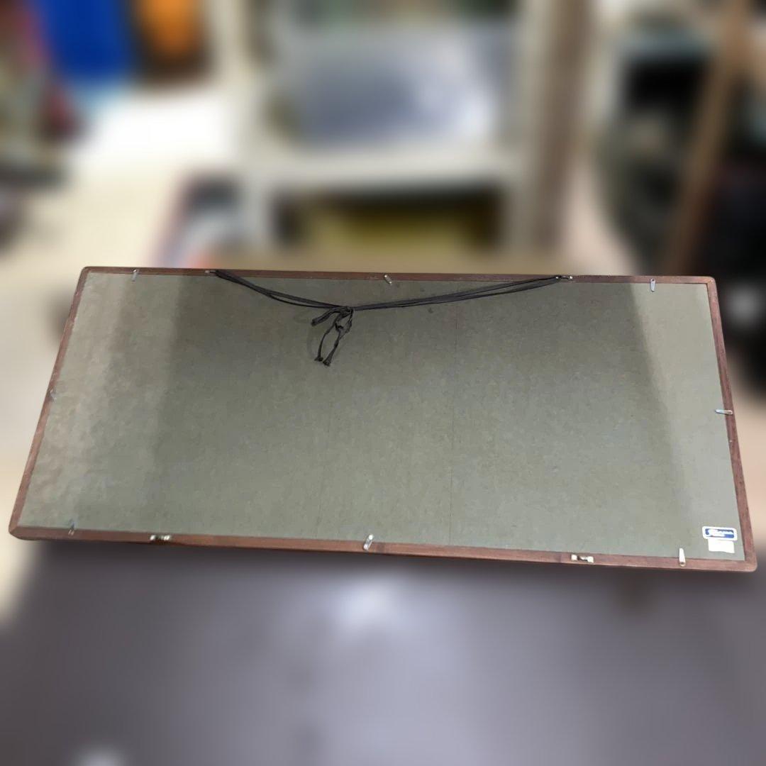 【中古品】　日本語の書道作品 額縁　8-657