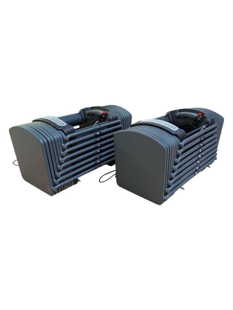 【2個セット】TOP FILM 可変式ダンベル 26kg×2個 ブロックダンベル