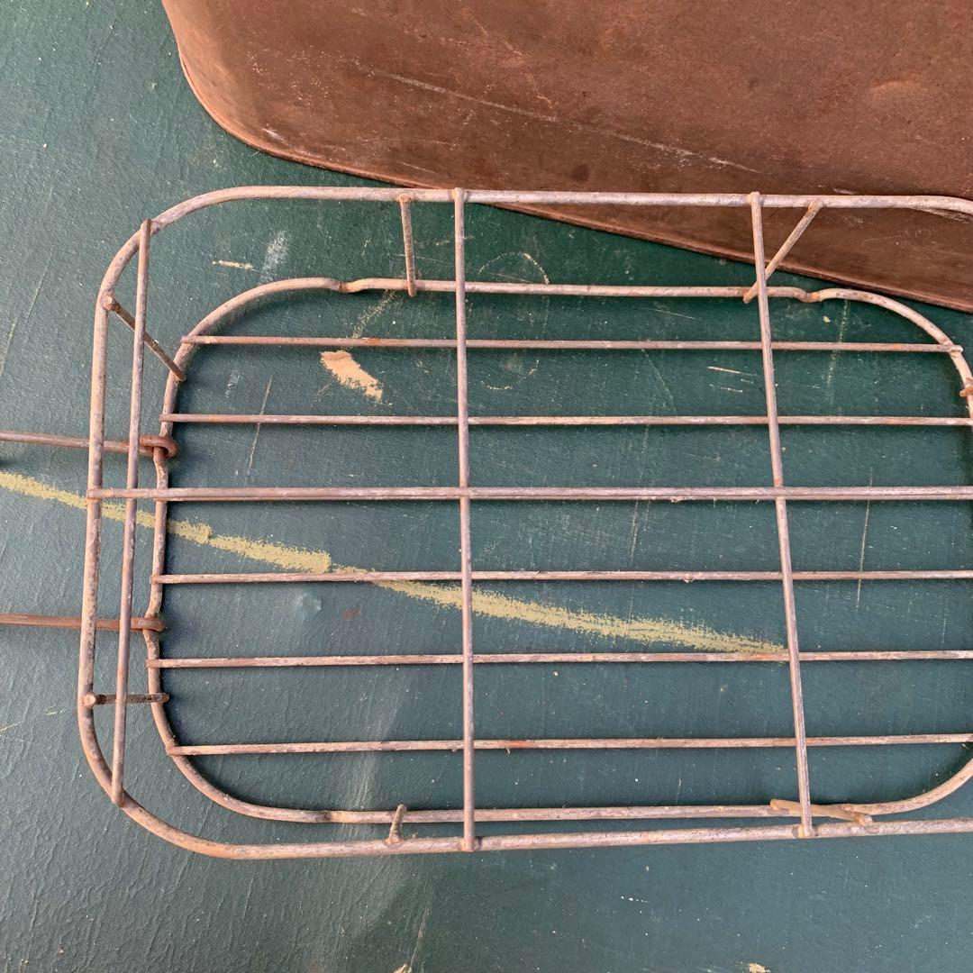 送料込！USA アンティークCOL-PAC メタルケース ボトルキャリア2点付