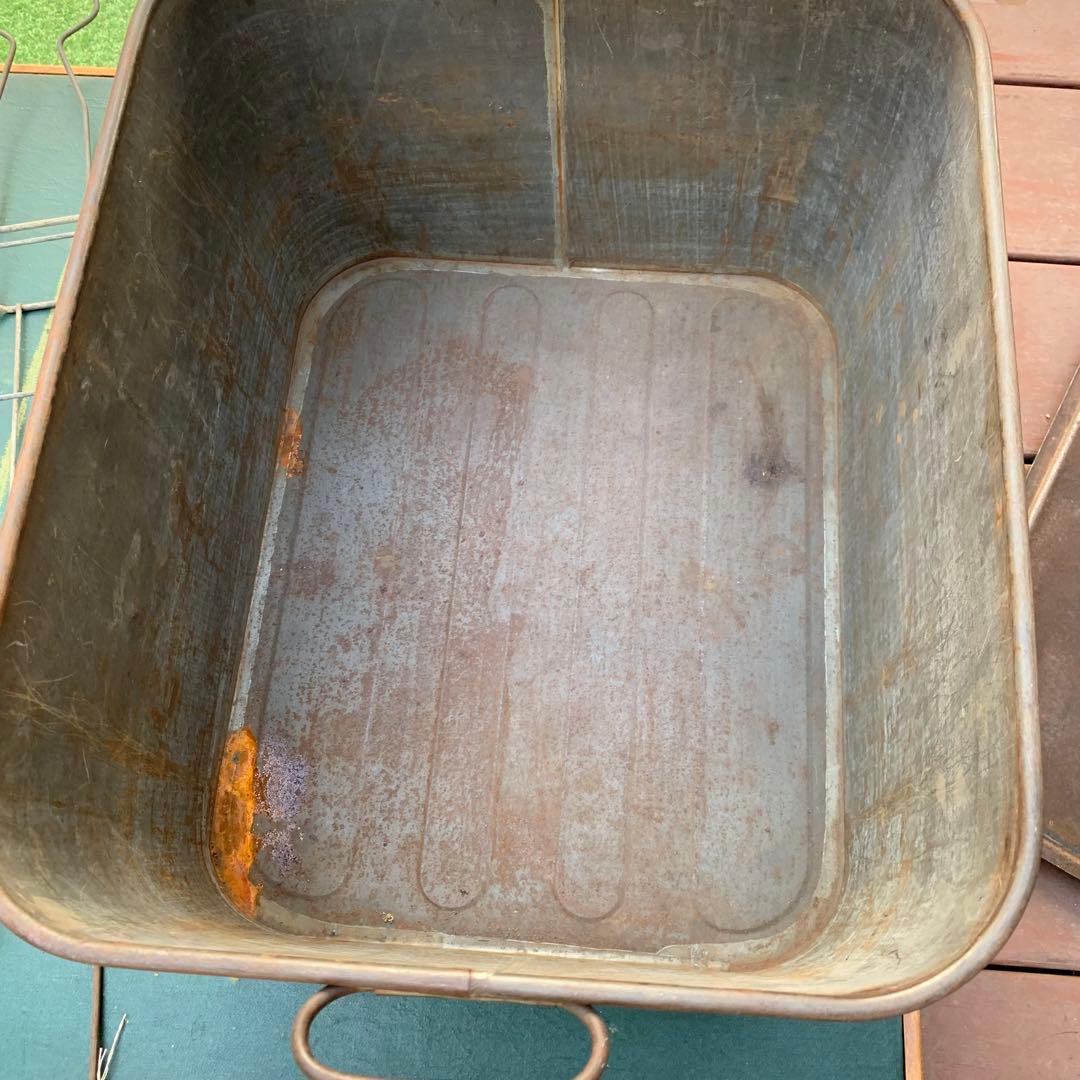 送料込！USA アンティークCOL-PAC メタルケース ボトルキャリア2点付