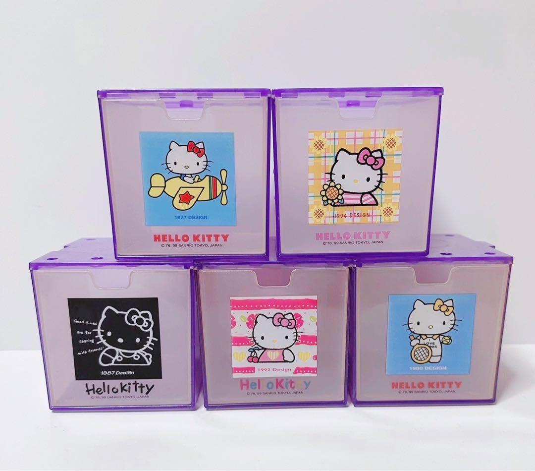 ハローキティ サンリオ スタッキング チェスト レア レトロ 14個セット