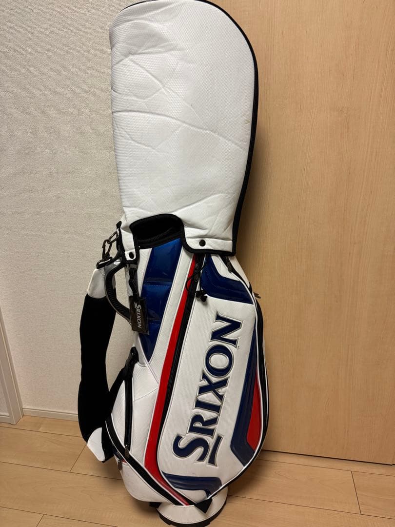 モモちゃん SRIXON スリクソン キャディ バッグ 白/赤/青