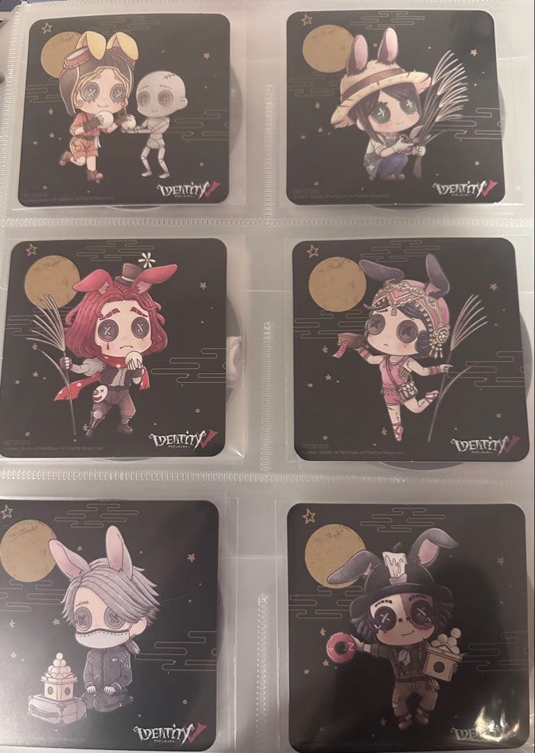 第五人格　お月見カフェ　サバイバーコースターコンプリートセット