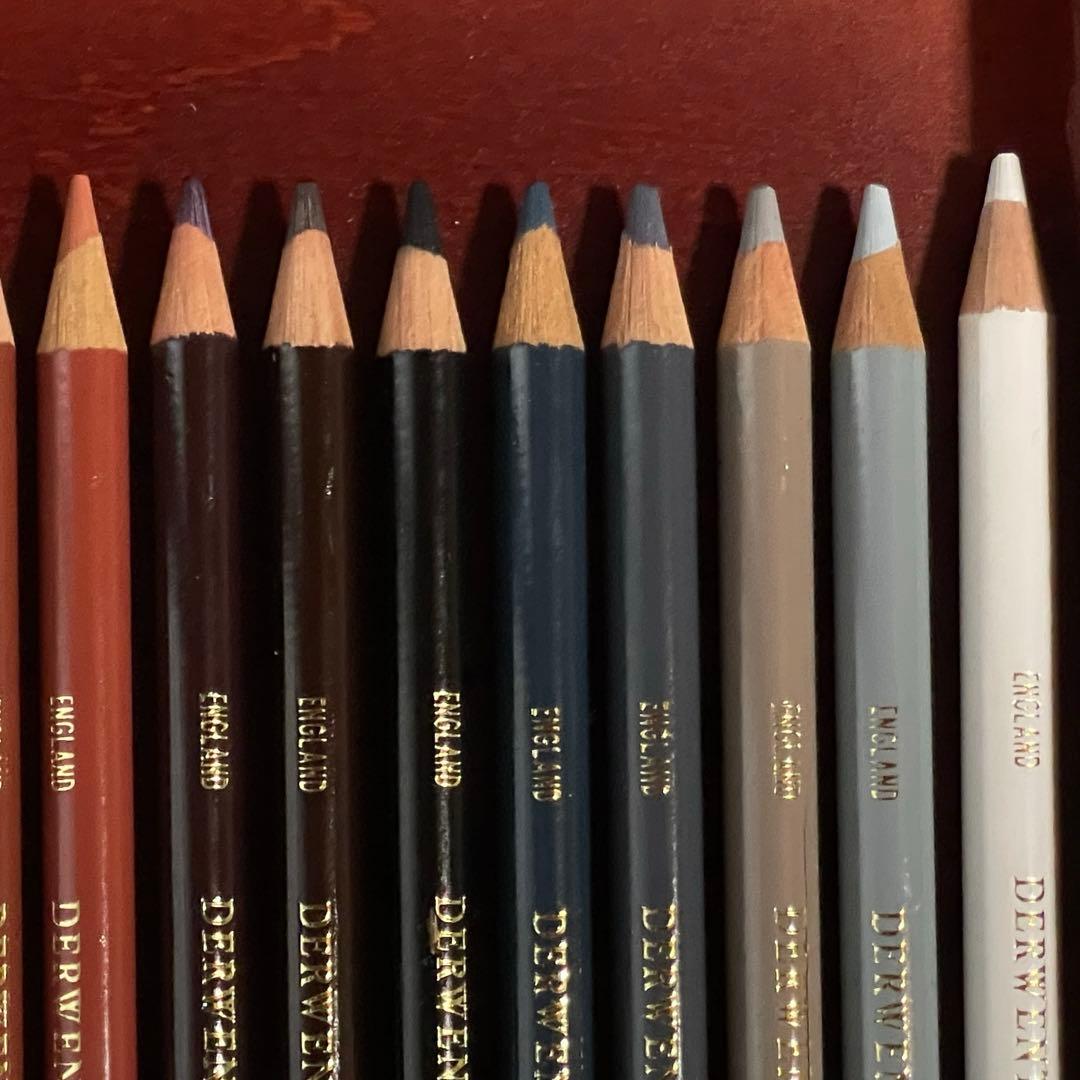 DERWENT ダーウェント ARTISTS アーチスト 色鉛筆72色 木箱