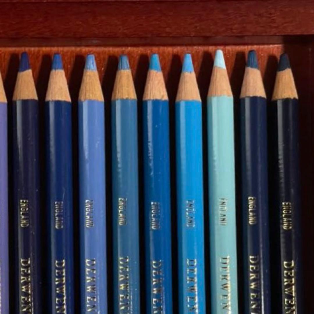 DERWENT ダーウェント ARTISTS アーチスト 色鉛筆72色 木箱