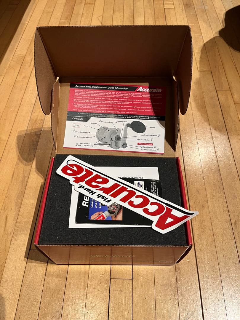 Accurate DX2-500N 2-speed リール