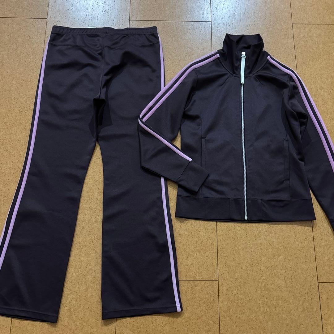 極美品　アディダス　ベロア　セットアップ　トラックジャケット　L レディース