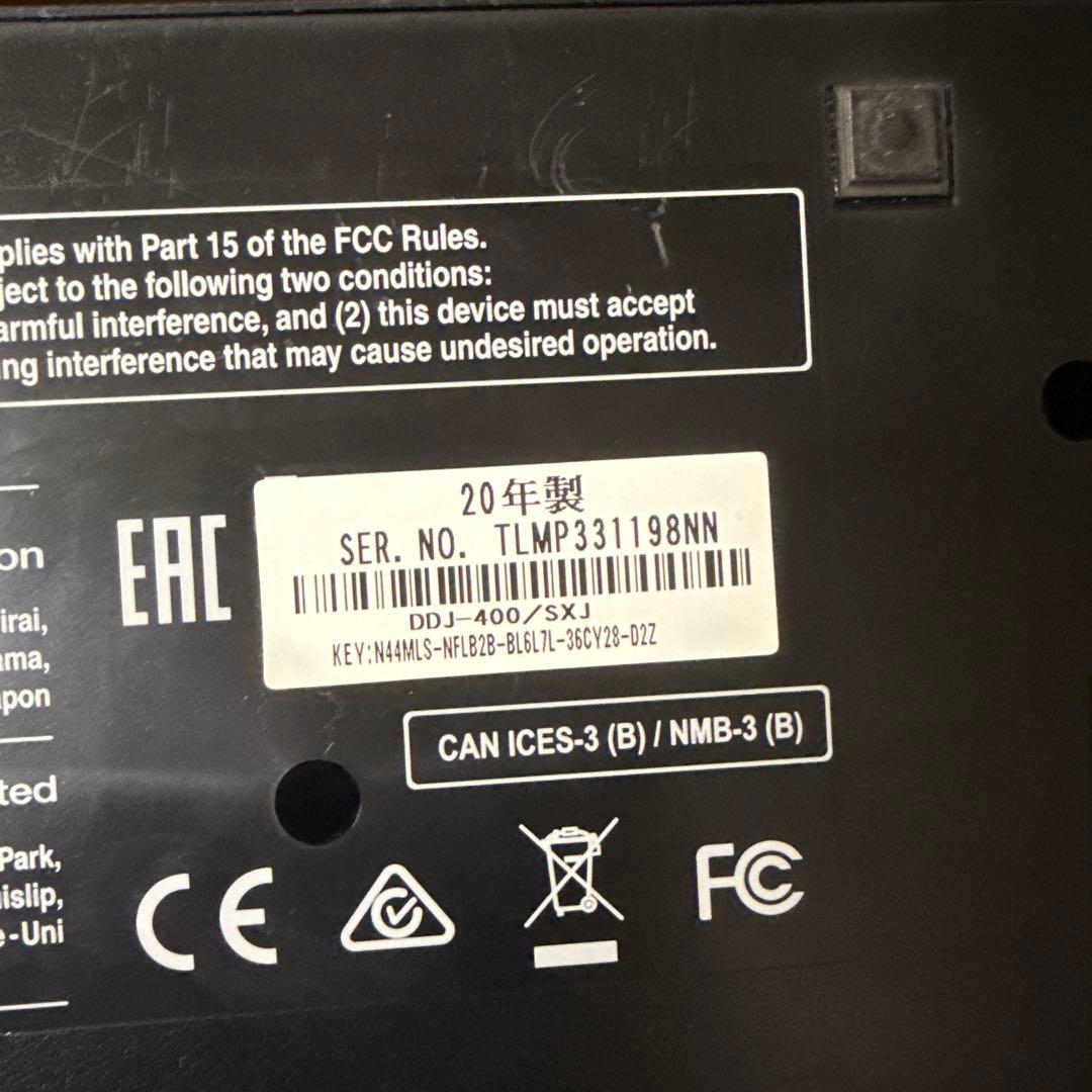 Pioneer DJ DDJ-400 コントローラー