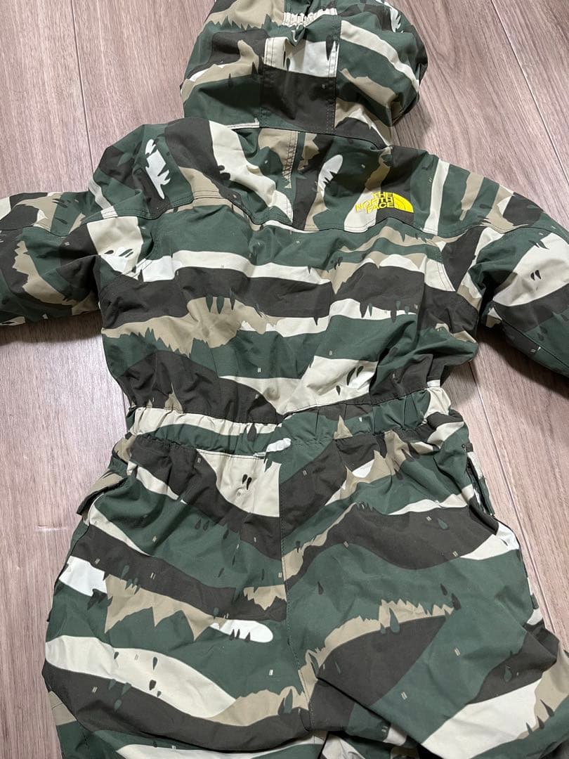 THE NORTH FACE スキーウェア 子ども用 ノースフェイス 迷彩柄90