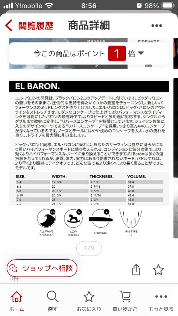js el baron エルバロン　6,10