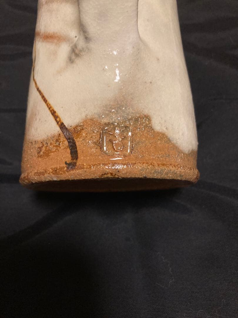 名工【水城勝】練込 水指 笠間焼 緻密な幾何学紋様 伝統工芸の極致 茶道具