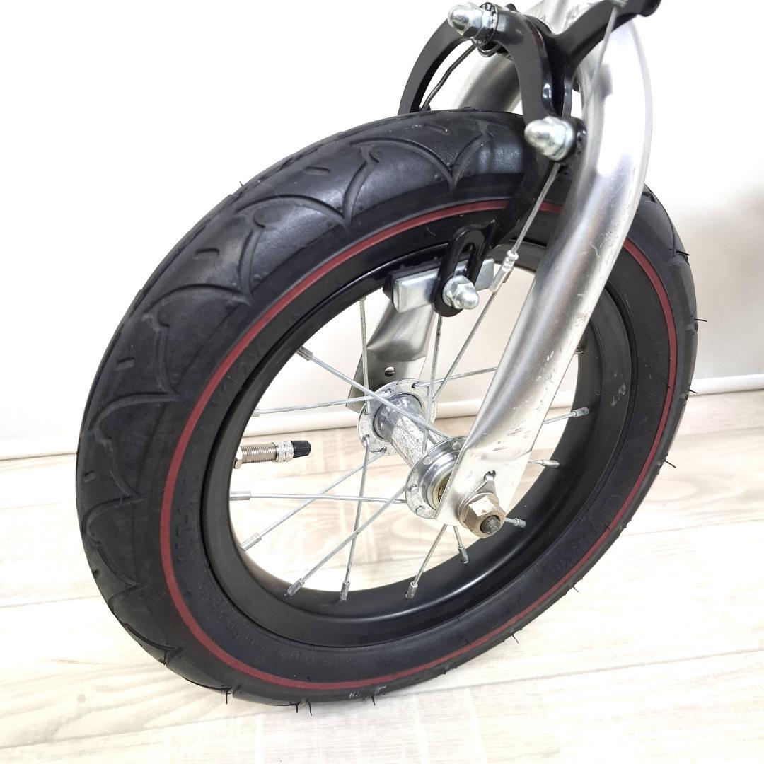 美品★へんしんバイク★12インチ★バランスバイク★未使用パーツ付★バルブ新品交換