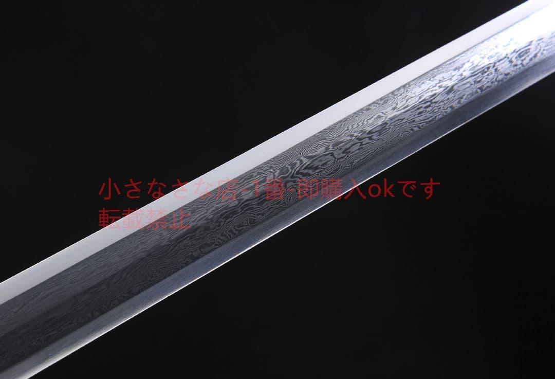 古貨剣純銅金百錬模様鋼  古兵器 武具 刀装具 日本刀 模造刀 居合刀