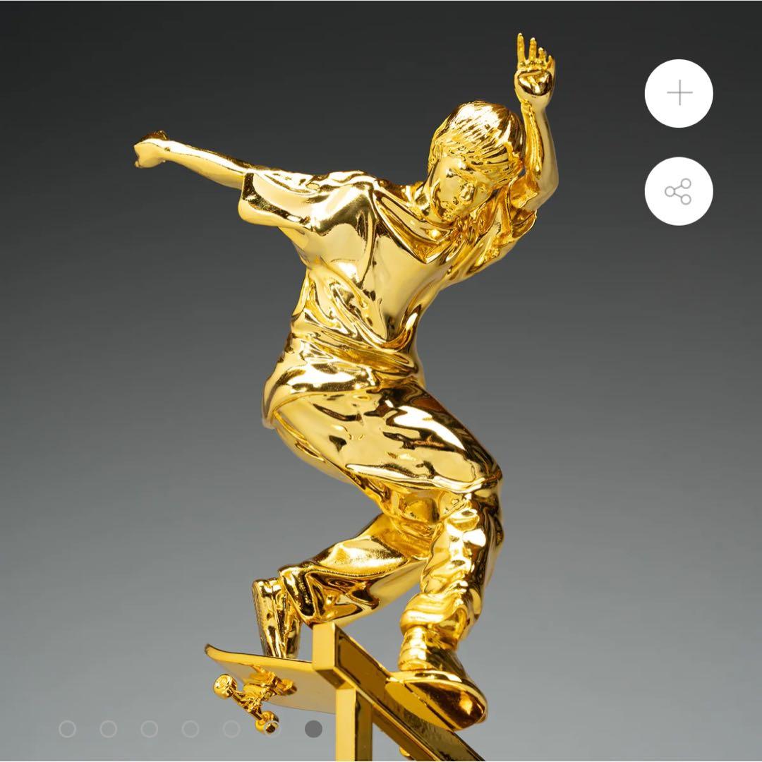 堀米雄斗金オブジェ　直筆サイン付き　世界500体限定