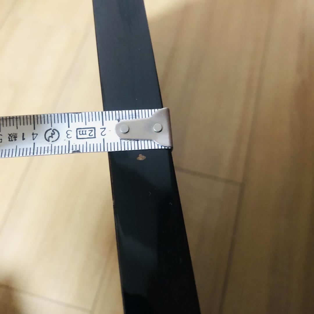 茶道具　長板　黒搔合塗　一双（風炉長板と炉長板）