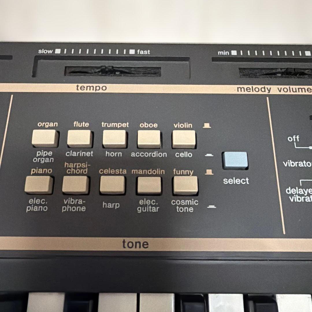 ⭐️CASIO MT-100 ビンテージシンセサイザー セミアナログ アダプター付