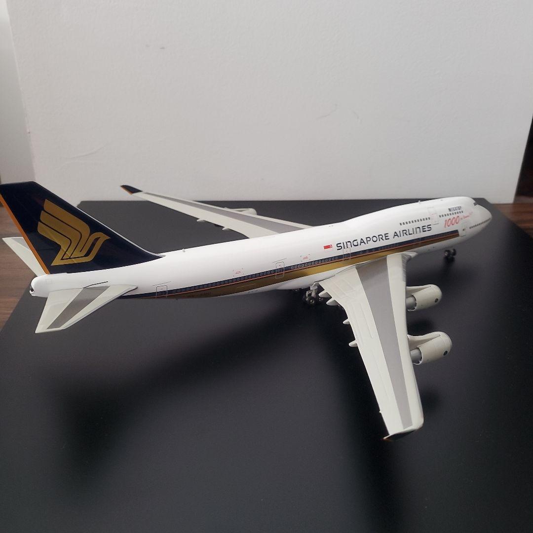 【レア】インフライト 1/200 シンガポール航空 747-400 1000号機