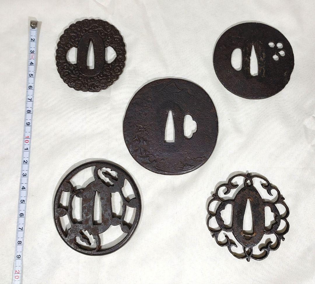 刀の鍔五種類セット