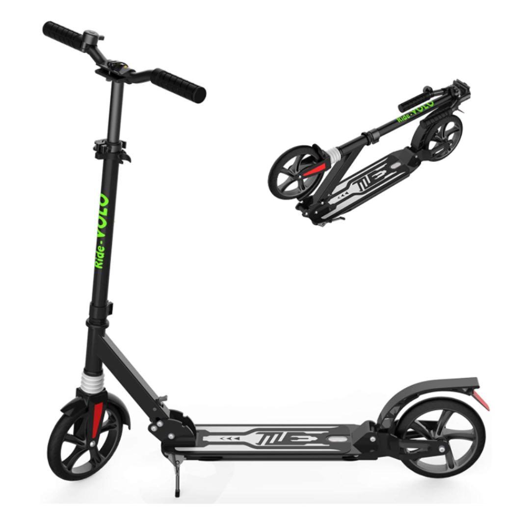 キックボード キックスクーター 折りたたみ式 8インチタイヤ3段階高さ調整 安定