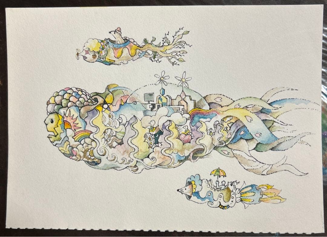 春へ向かう　絵画