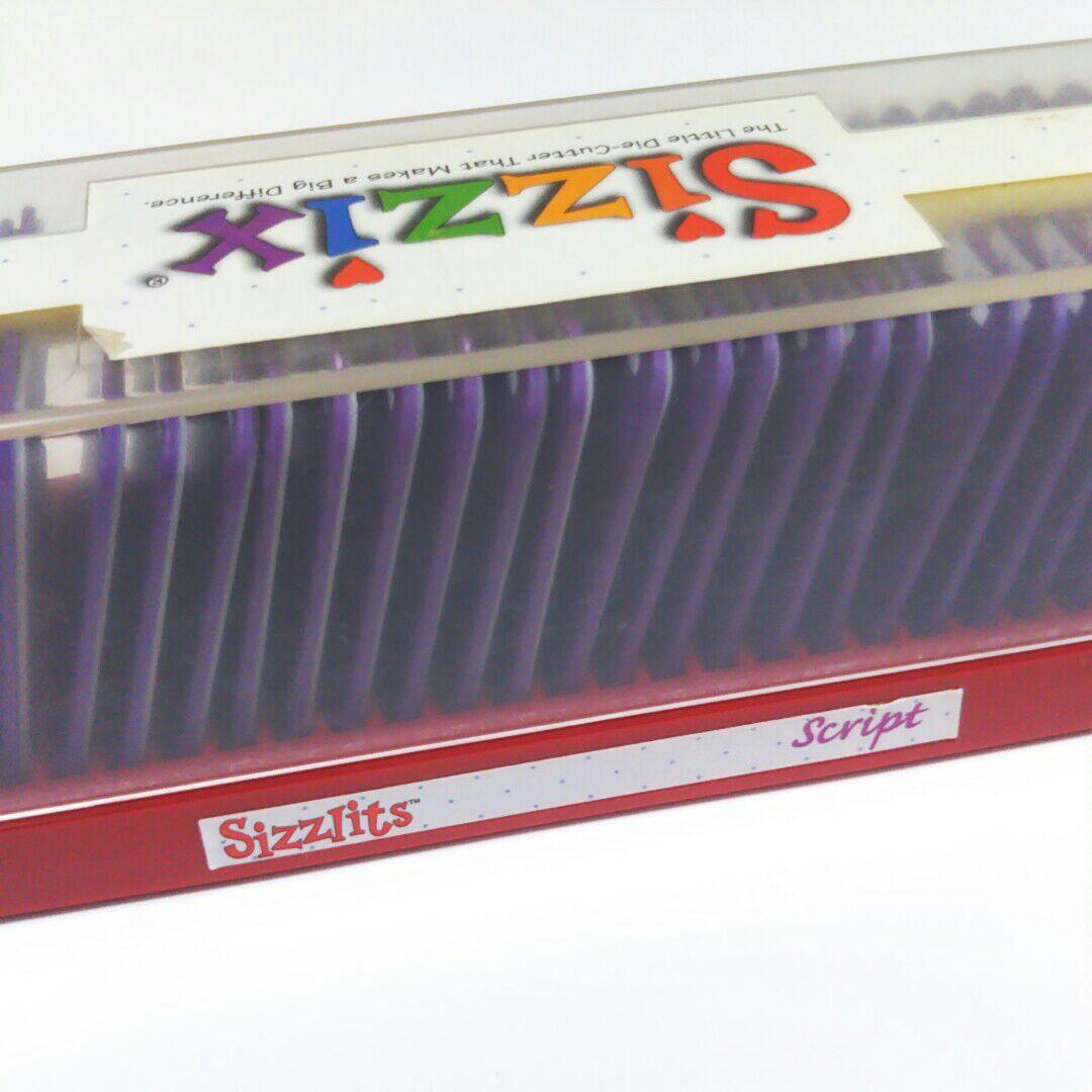 シジックス sizzix アルファベット ダイ シズリッツ script 筆記体