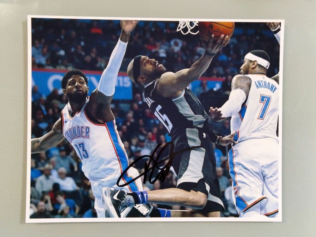 オリンピック金メダリスト…ヴィンス・カーター直筆サイン入り写真…