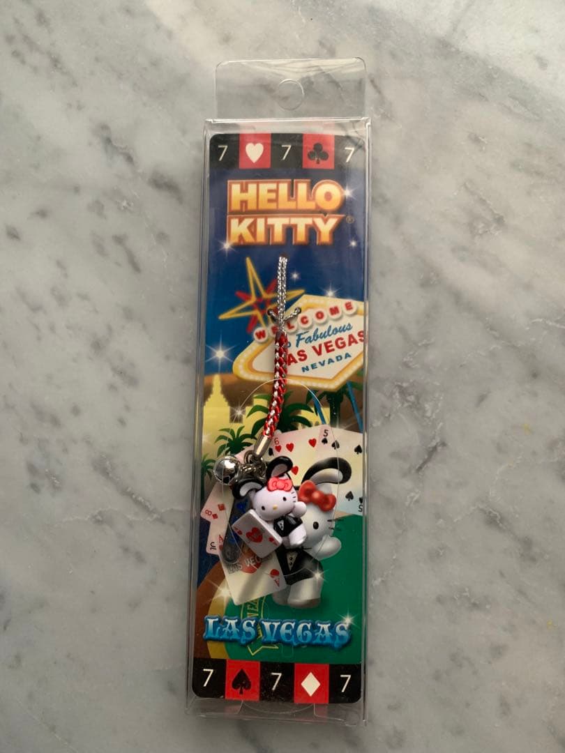 ハローキティ　USA ラスベガス限定　根付け　ストラップ